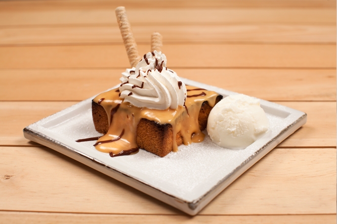 Pato dulce de leche.